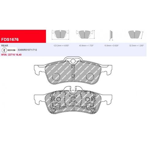 Mini Rear Brake Pads