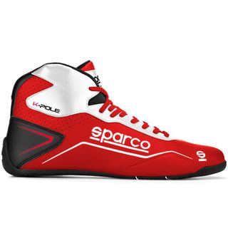 Sparco K-Pole Kart Boots 38 Red/White