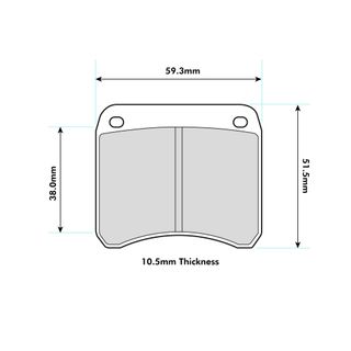 Ferodo Ds2500 Formula Ford Brake Pads