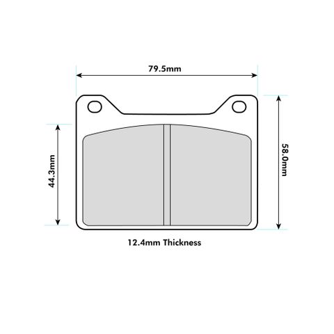 Ferodo Brake Pads - FRP3108 Wilwood Powelite Calipers