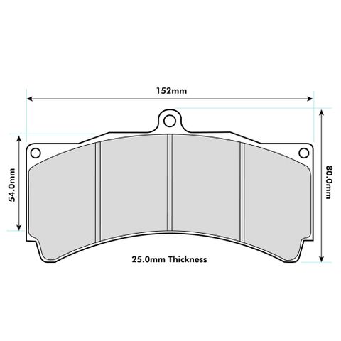 Alcon CR6420 & AP Racing CP3558D54 Ferodo Brake Pads