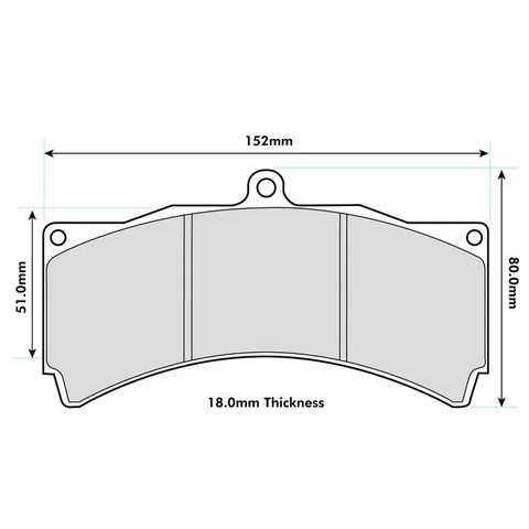 Ferodo Brake Pads - AP Racing CP5555 Calipers