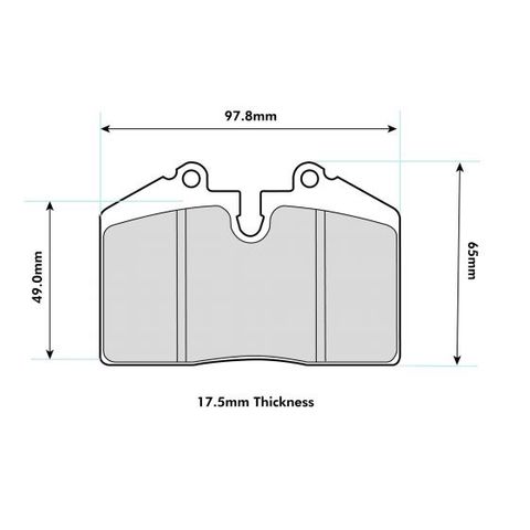 Ferodo Brake Pads - Porsche 993/911(964)/944/968 & Alcon CAR36 Caliper Rear