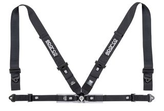Sparco Sport H-4 4 Point Harness Black