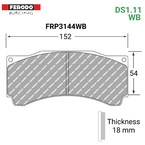 Ferodo Brake Pads - CP9660/CP9661 Calipers