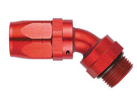 Aeroquip Reusable Ali Hose end - ORB 45 Degree