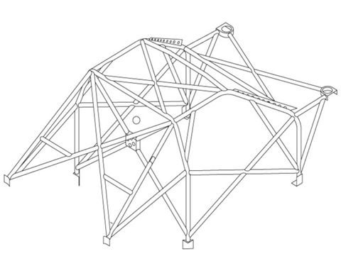 BMW E46 2 Door International Multipoint T45 Rollcage