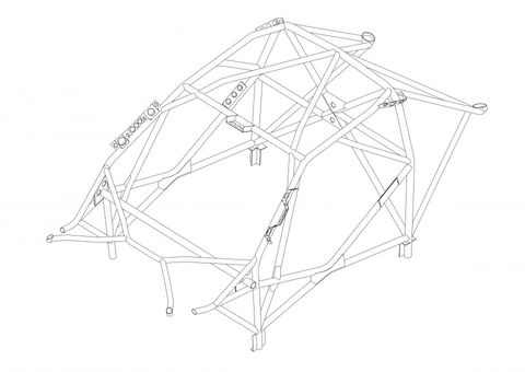 Mitsubishi Lancer EVO X - International Multipoint T45 Roll Cage