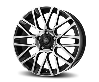 Revenge Evo Wheel 18x8 Matt Blk Polished - Set of 4 Wheels