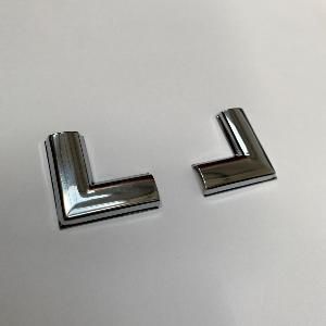 Ford Escort MK1/MK2 & Cortina MK1/MK2 Screen Chrome Corner (Pair)