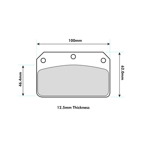 Ferodo Brake Pads - FRP502 Wilwood Dynalite Centre Pin Calipers