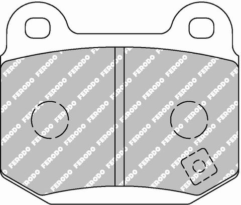 Ferodo Brake Pads - Subaru Impreza WRX Sti & Mitsubishi Lancer EVO 5-9 (Brembo) Rear & Lotus Elise Front