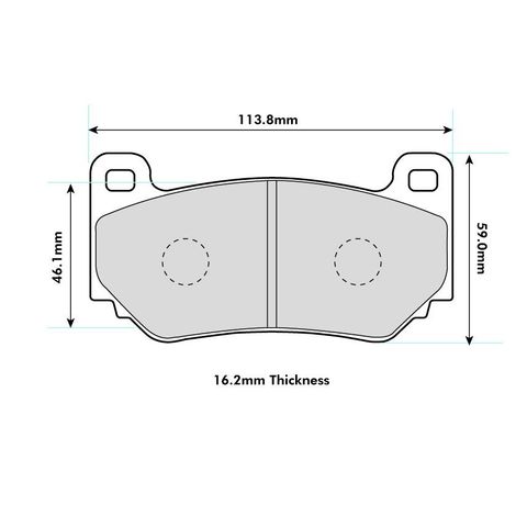 Ferodo Racing Brake Pads To Fit AP Racing CP7600/CP7606/CP7613 / OE Calipers