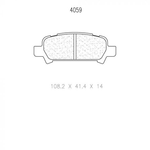 CL Brakes - Subaru Impreza WRX Rear Brake Pads