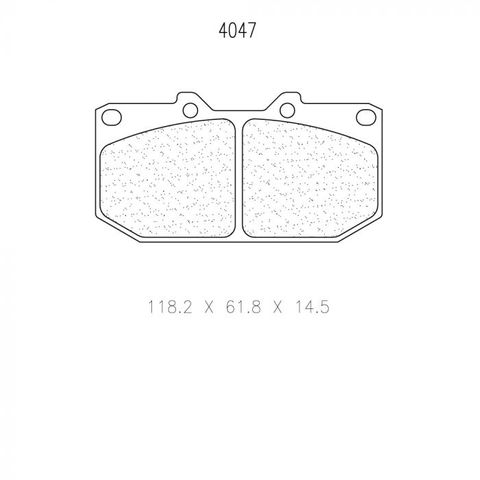 CL Brakes - Subaru Impreza WRX Turbo Front (4 Pot Gravel) Front Brake Pads