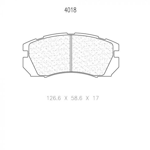 CL Brakes - Subaru Impreza 2.0i Turbo & Legacy Turbo 16v Front Brake Pads