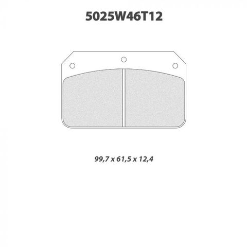 CL Brakes - 5025W46T12 Brake Pads