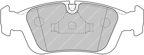 Ferodo DS2500 Brake Pads - BMW E46 Front (318i/323i/328i)