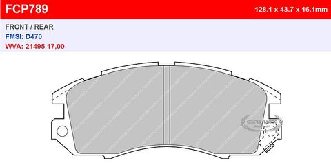 Ferodo Brake Pads - Subaru Impreza 1.8 & 2.0 16V Front