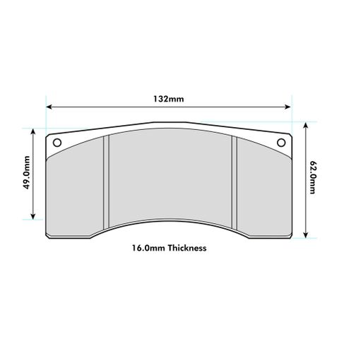 CL Brakes - 5005W43T16 Brake Pads