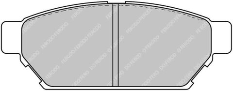 Ferodo Brake Pads - Mitsubishi Lancer EVO 3 (RS Gravel) Rear