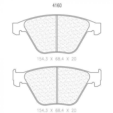 CL Brakes  - BMW E82/E90 M3 Front Brake Pads