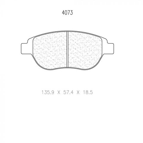 CL Brakes - Peugeot 206 RC Front Brake Pads