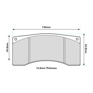 Ferodo Ds2500 Brake Pads to suit Alcon and Brembo Various Caliper