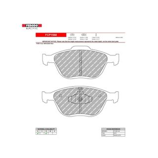 Ferodo Ds3000 Brake Pads