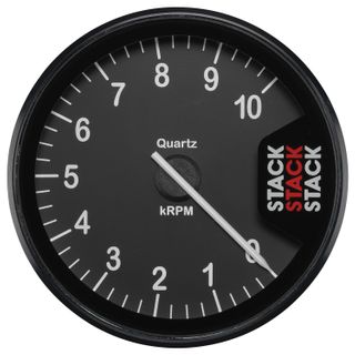 "Tachometer, Clubman, 80mm, Black, 0-10k"