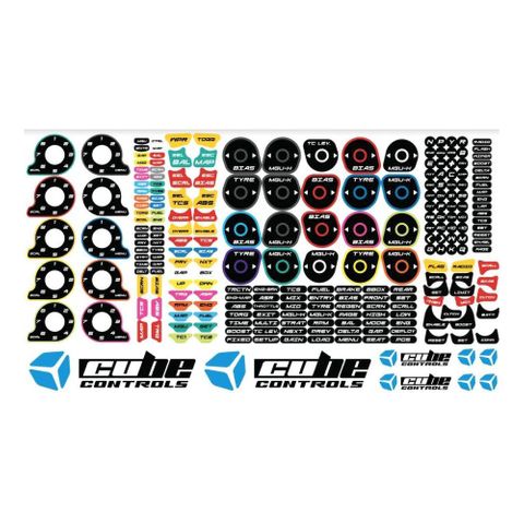 Cube Controls Sticker Sheet 2.0