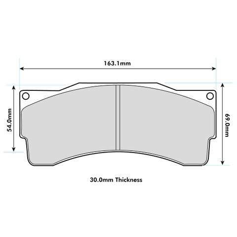 Ferodo DS3.12 (Thermally Treated) Brake Pads To Fit AP Racing Various Calipers