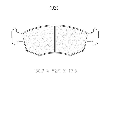 CL Brakes - Ford Escort MK2 2.0 RS 2000 Front Brake Pads