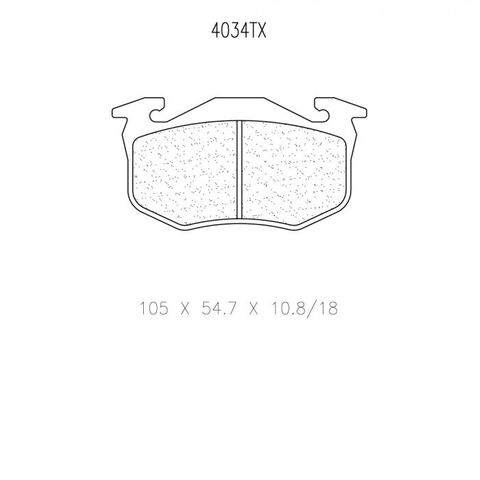 CL Brakes - Peugeot 106/205 Rallye Front Brake Pads