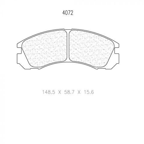 CL Brakes - Mitsubishi Lancer EVO II-VII (RS Gravel) Front Brake Pads