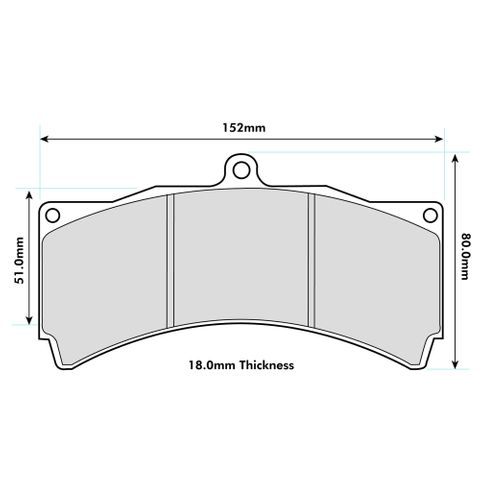 Ferodo Brake Pads - AP Racing CP5555 Calipers