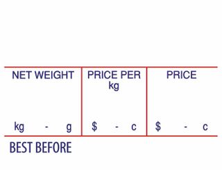 LABEL PREPACK [500]