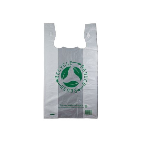 PLASTIC CARRY BAG REUSABLE IKON LGE 40UM