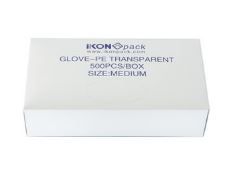 GLOVES PLASTIC TRANSPARENT MEDIUM