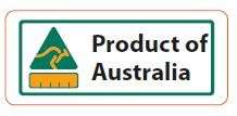 LABEL ORIGIN PRODUCT OF AUS. [500]