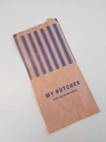 PAPER NO 6 HWS BLUE STRIPE BAGS [500]