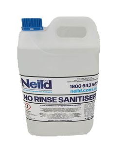 CLEANER NEILD NO RINSE SANITISER 5L