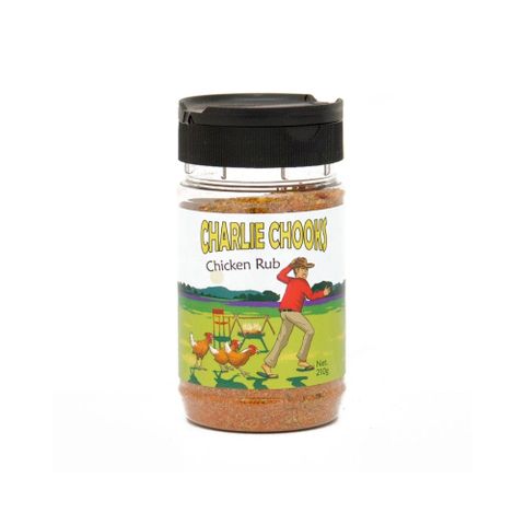 RETAIL RUB CHARLIE CHOOKS CHICKEN 210G