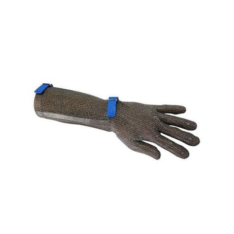 GLOVES MESH CUFF 20CM BLUE [LARGE]