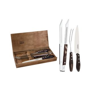 KNIFE TRAM. BBQ GRILL SET 3PC FSC