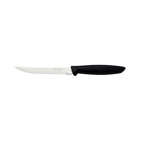 KNIFE TRAM. CUTLERY STEAK BLACK [12]