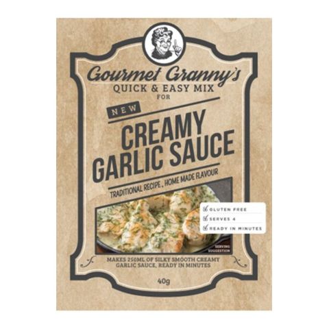 GOURMET GRANNYS CREAMY GARLIC SAUCE [12]