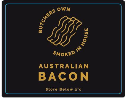 LABEL AUSTRALIAN BACON BUTCHERS OWN [100