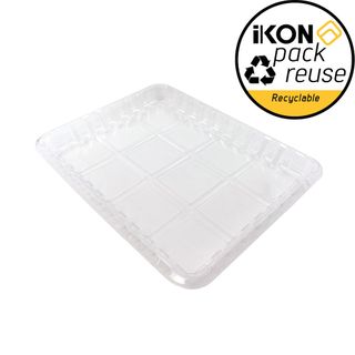 IKON TRAY 13X10X32 RPET CLOSED [240]