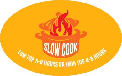 LABEL SLOW COOK INSTRUCTIONS [500]